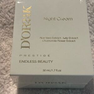 D'Or Skincare Prestige Night Cream - Luxurious Gold and Cream